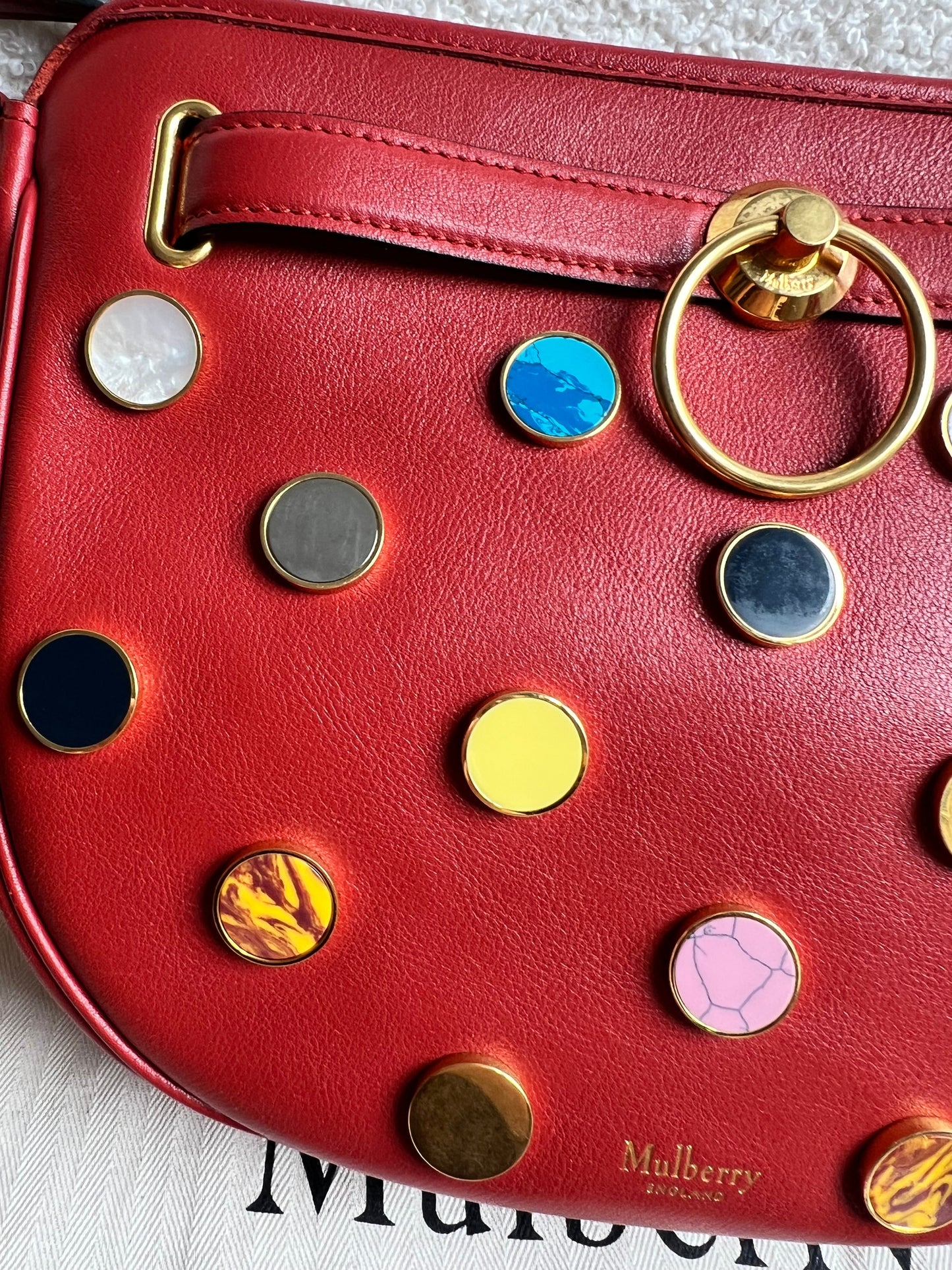 Mulberry Cabochon Brockwell Satchel