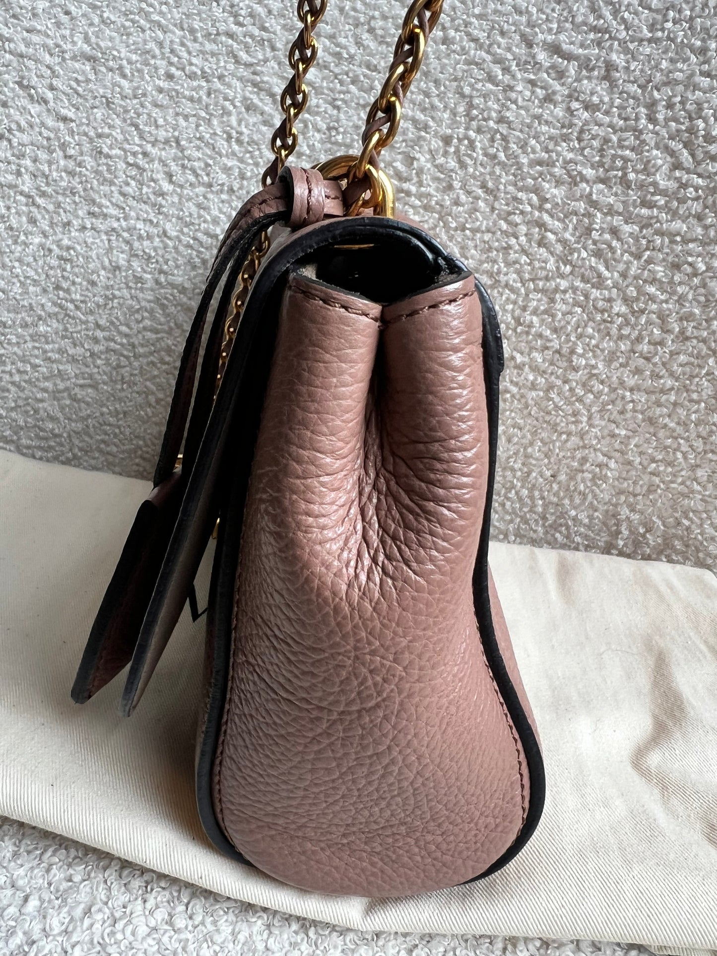 Mulberry Dark Blush Regular Lily with Gold Hardware (RRP £995)