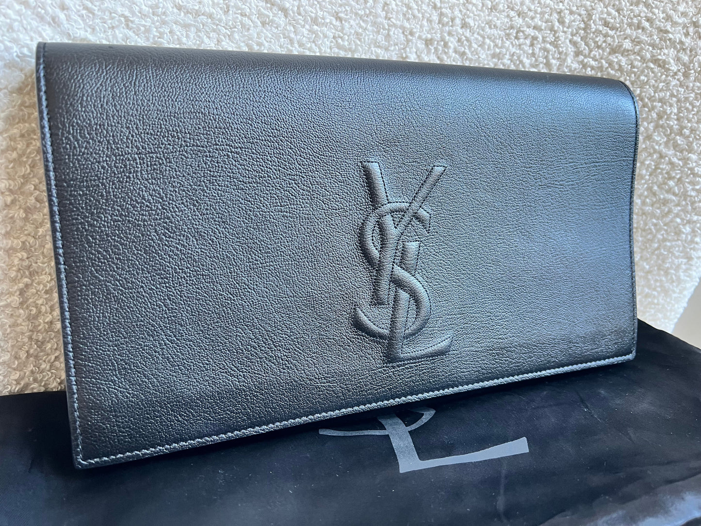 Yves Saint Laurent (YSL) Black Belle de Jour Clutch