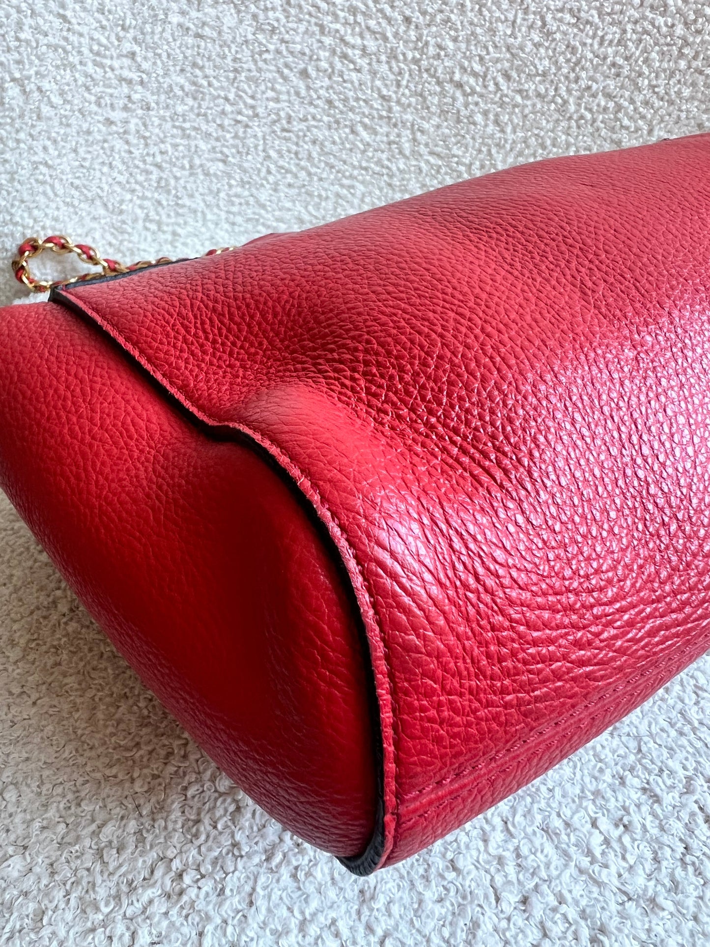 Mulberry Lipstick Red Medium Lily with Gold Hardware (RRP £1095)