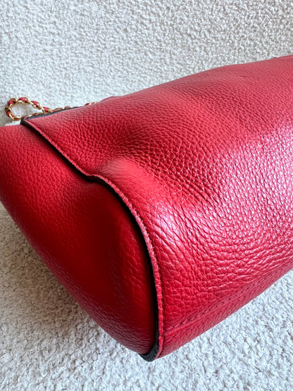 Mulberry Lipstick Red Medium Lily with Gold Hardware (RRP £1095)