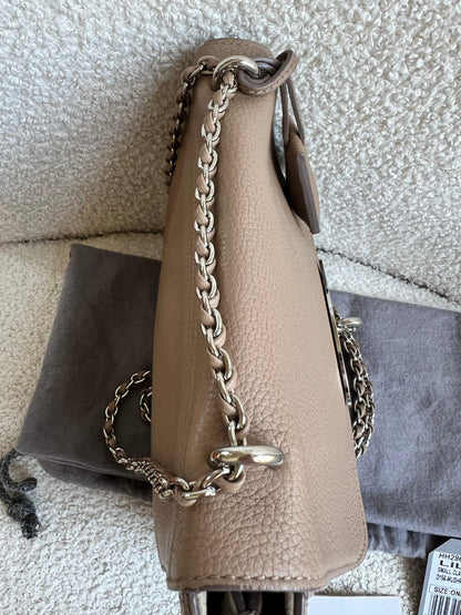 Mulberry Mushroom Grey Regular Lily with Silver Hardware (RRP £995)