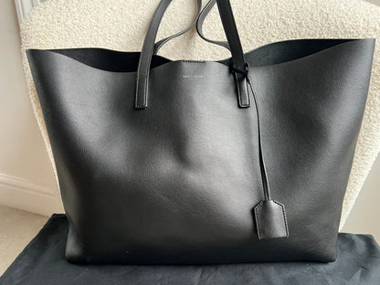 Yves Saint Laurent (YSL) Black E/W Shopping Tote (RRP £1115)