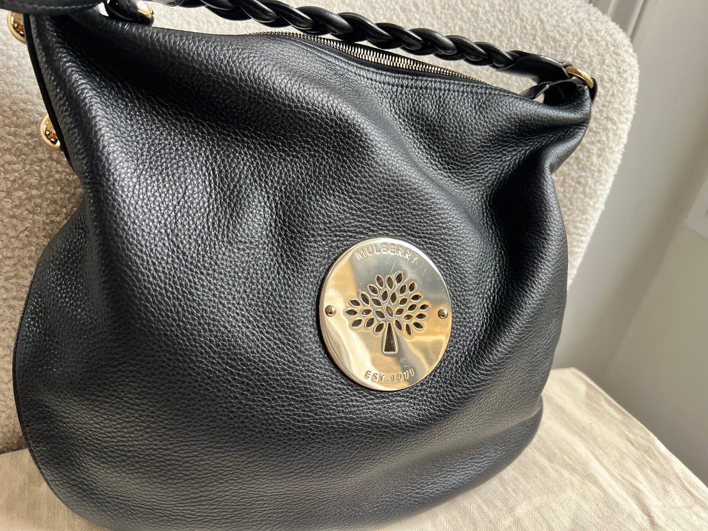 Mulberry Black Daria Hobo (RRP £795)