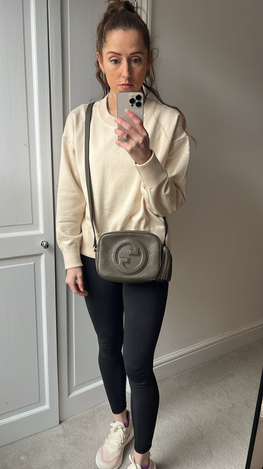 Gucci Khaki Small Blondie Shoulder Bag (RRP £1380)