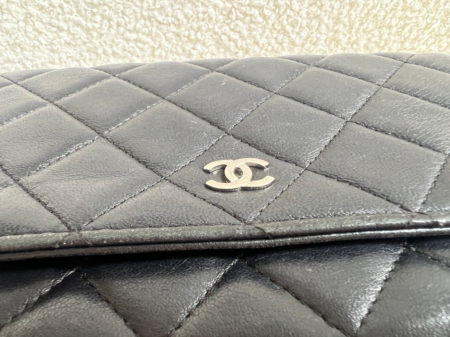 Chanel Wallet on Chain in Black Lambskin Silver Hardware (RRP £2,820)