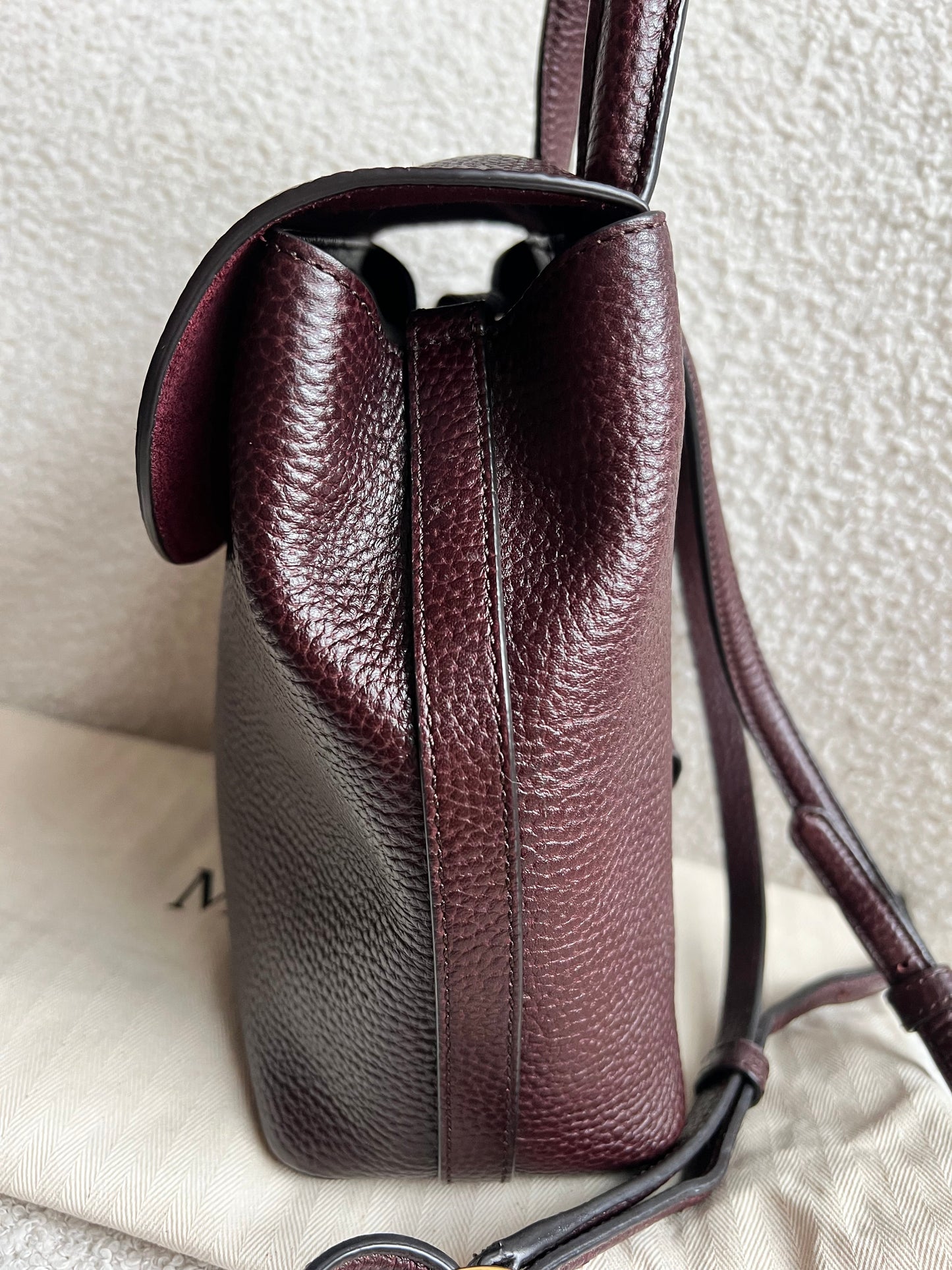Mulberry Oxblood Mini Bayswater Backpack (RRP £695)