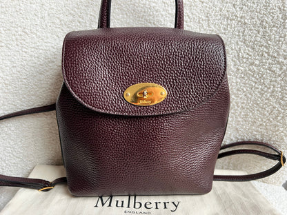 Mulberry Oxblood Mini Bayswater Backpack (RRP £695)