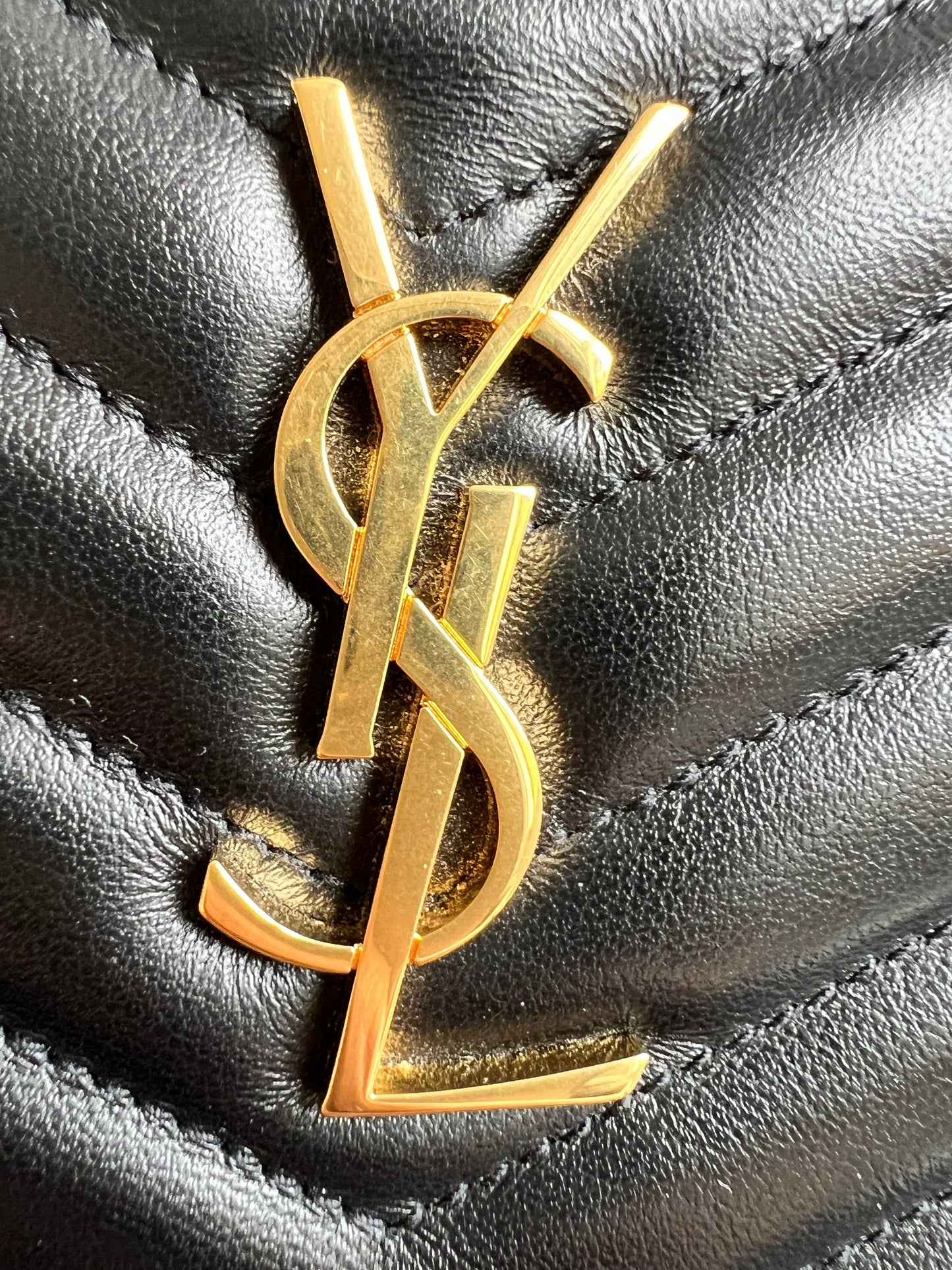 Yves Saint Laurent (YSL) Black Monogram Clutch Pouch (RRP £530)