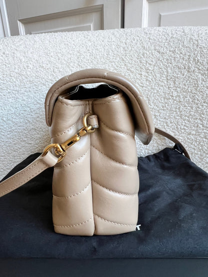 Yves Saint Laurent (YSL) Dark Beige Toy Lou Lou (RRP £1,350)