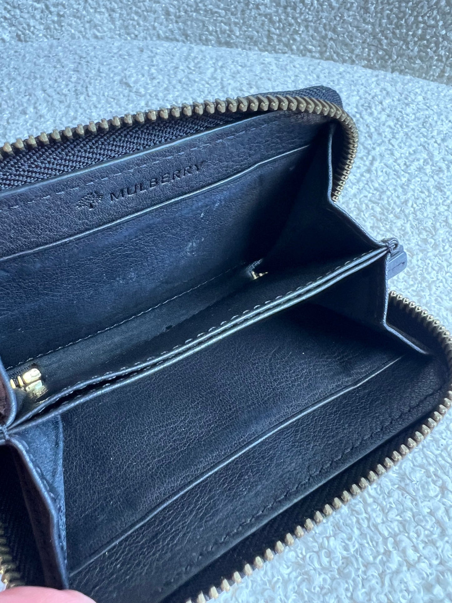 Mulberry Small Black Margaret Shoulder Bag with Small Purse