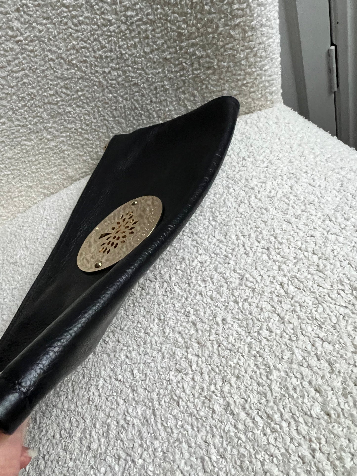 Mulberry Black Daria Clutch (RRP £550)