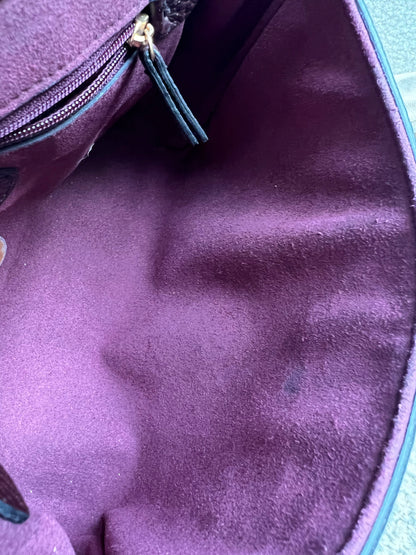 Mulberry Oxblood Regular Lily with Gold Hardware (RRP £995)
