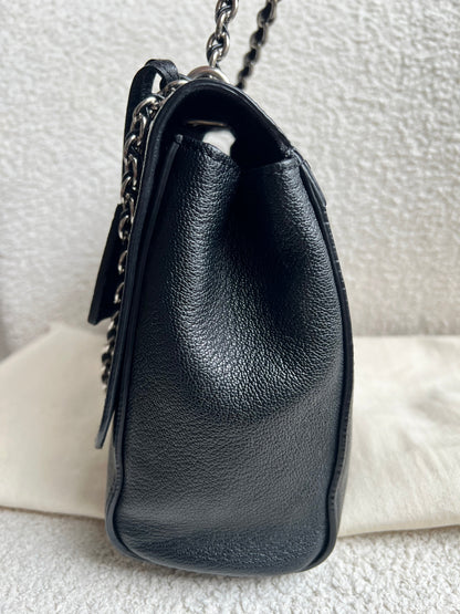 Mulberry Black Medium Lily with Silver Hardware (RRP £1095)