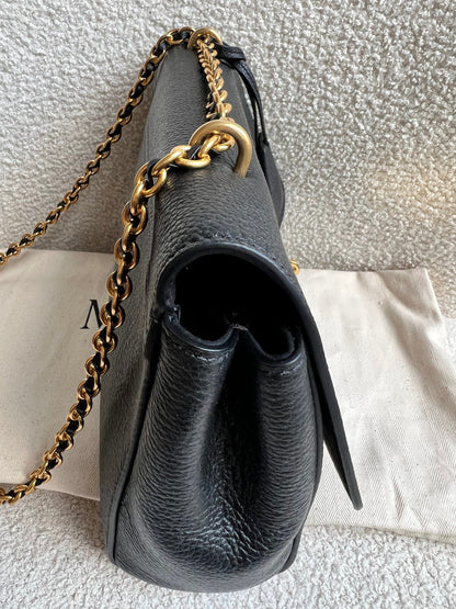 Mulberry Black Medium Lily with Gold Hardware (RRP £1095)