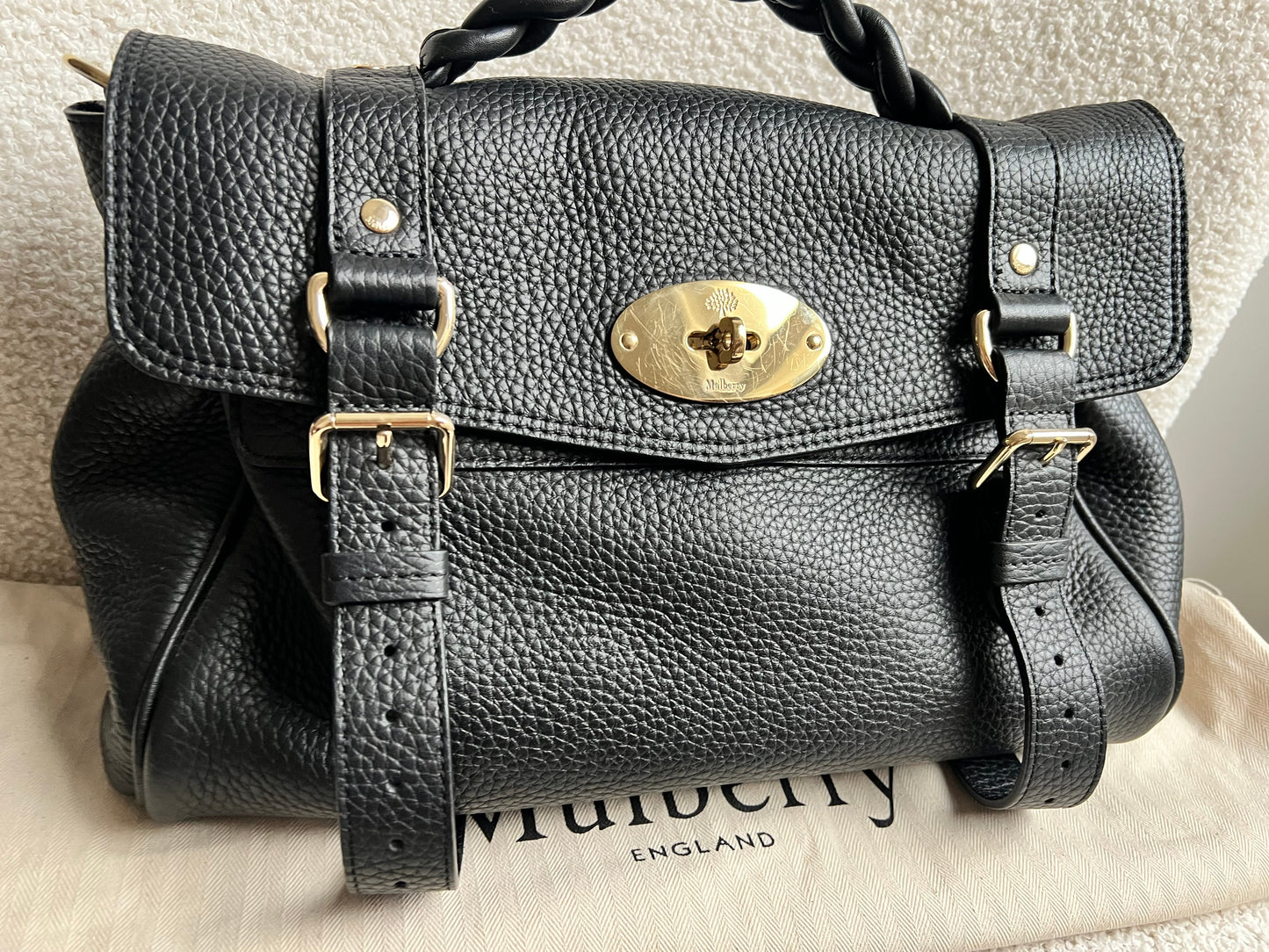 Mulberry Black Regular Alexa (RRP £1250)