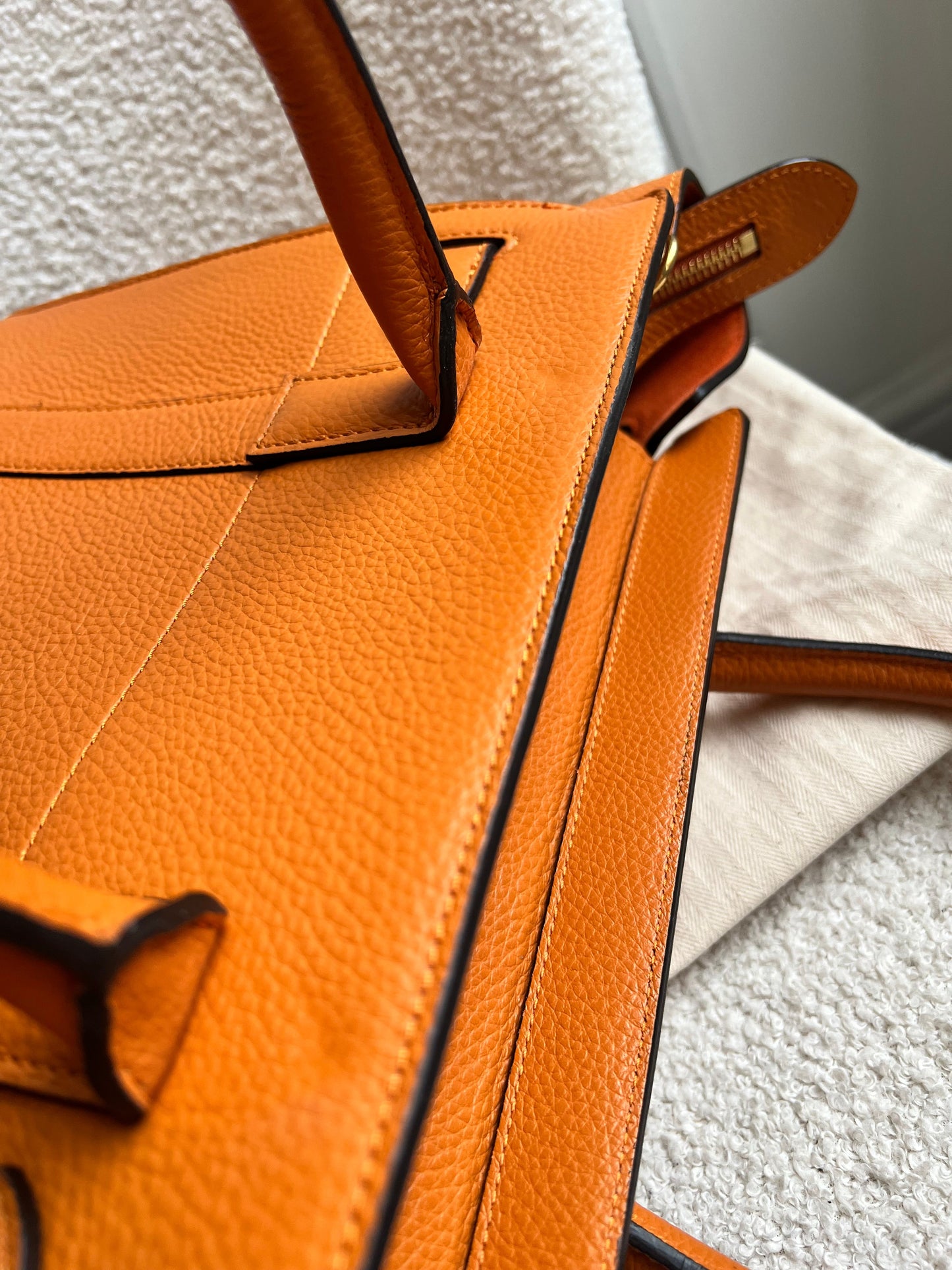 Mulberry Orange Small Zipped Bayswater (RRP £1,195)