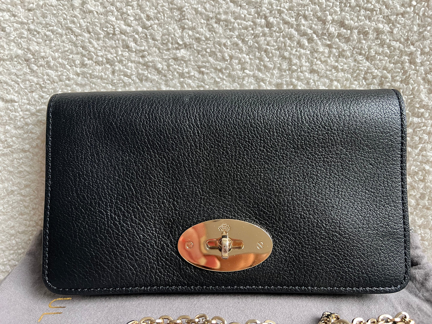Mulberry Black Bayswater Clutch (RRP £495)