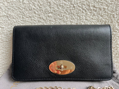 Mulberry Black Bayswater Clutch (RRP £495)