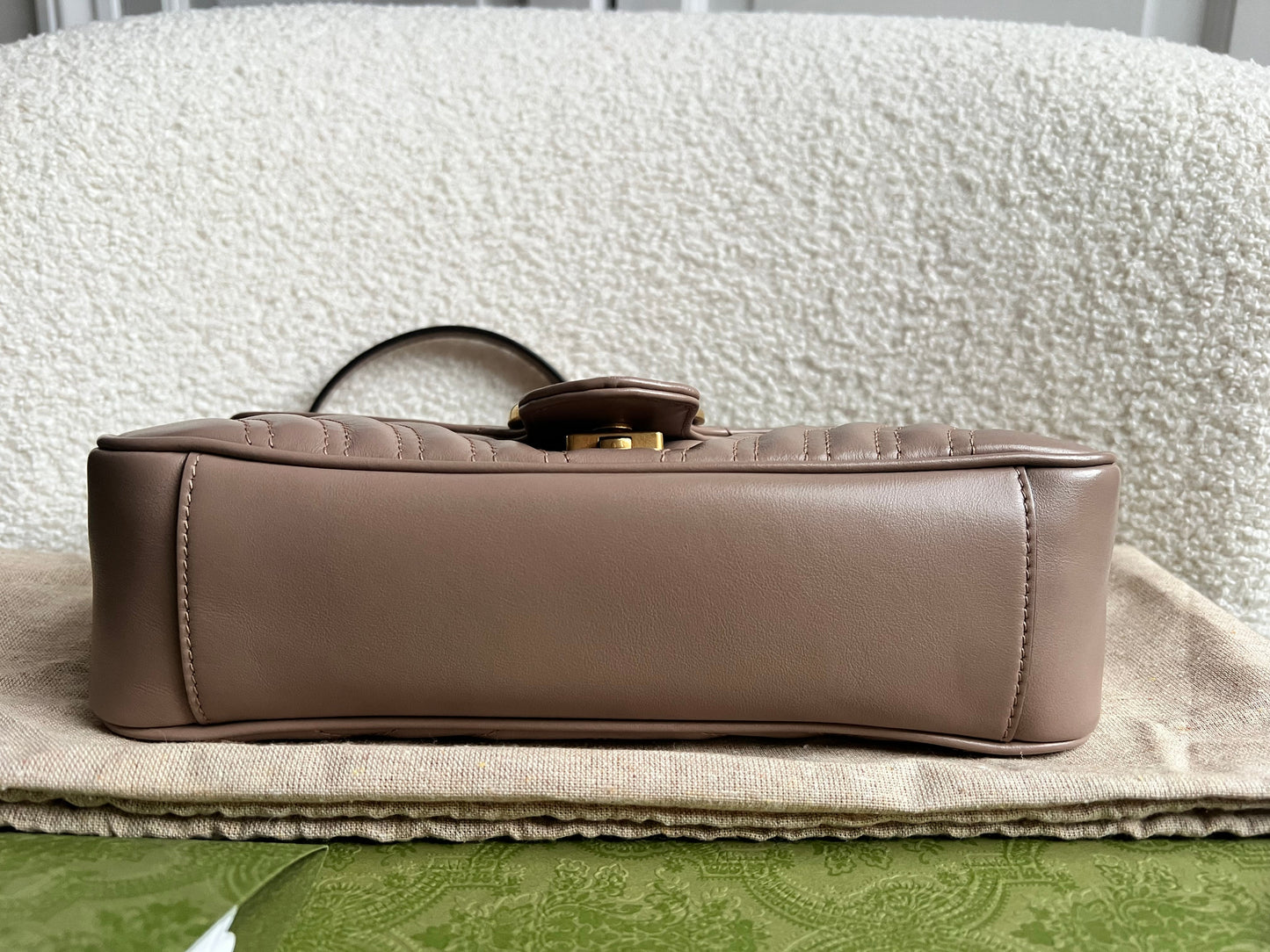Gucci GG Dusty Pink Marmont Small Shoulder Bag (RRP £2070)