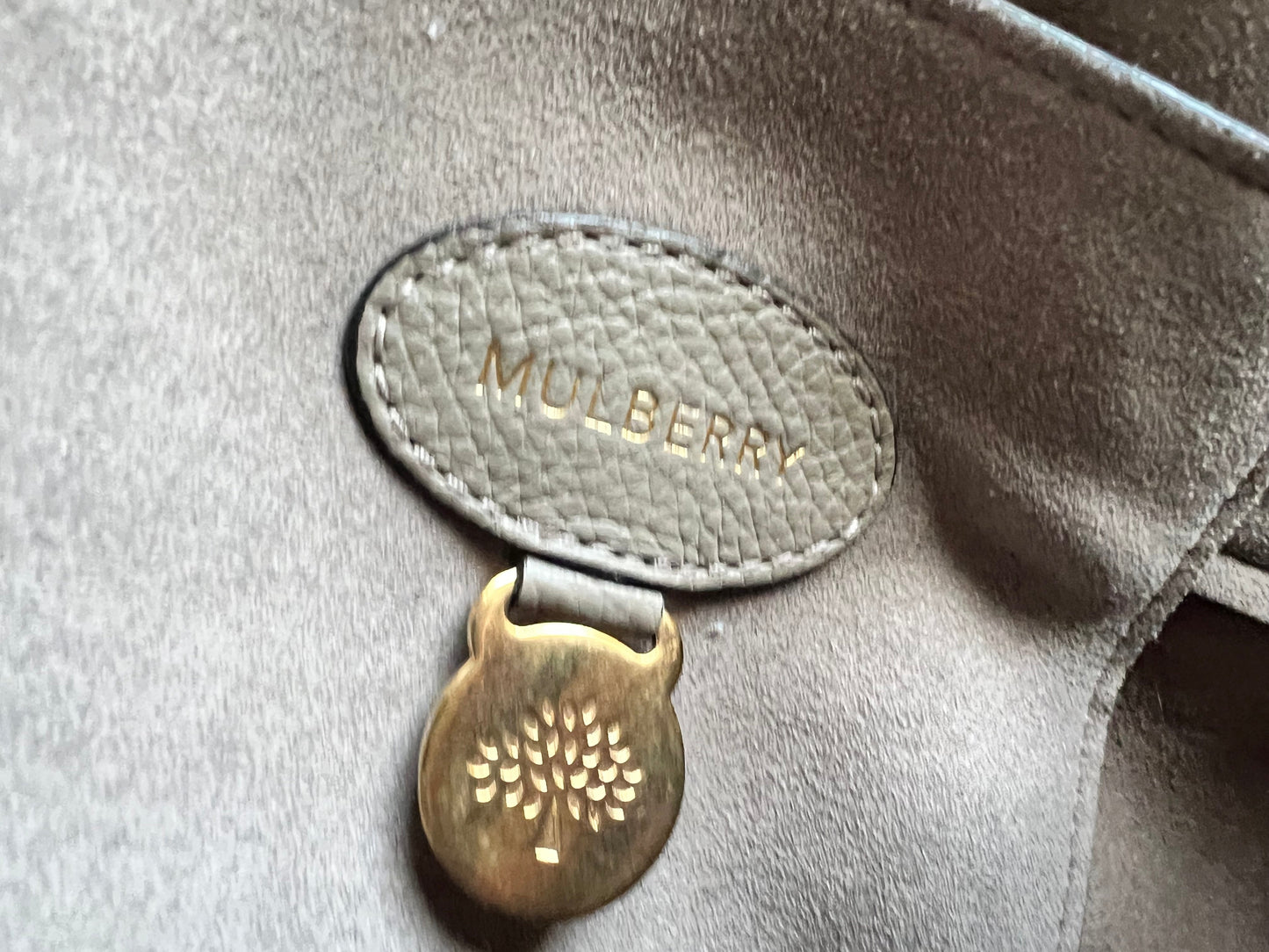 Mulberry Solid Grey Bayswater (RRP £1095)