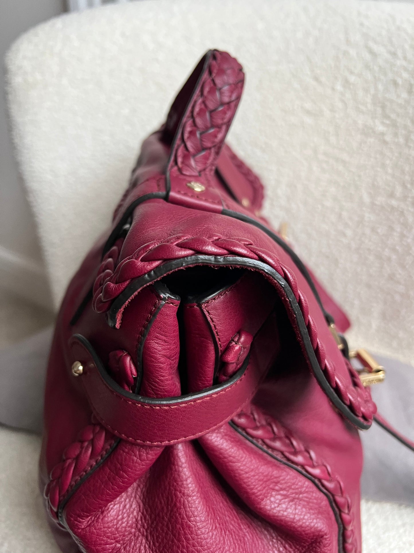 Mulberry Oversized Berry Woven Trim Alexa (RRP £1100)