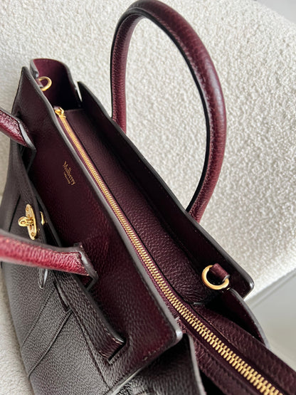 Mulberry Oxblood Small Zipped Bayswater (RRP £1,245)