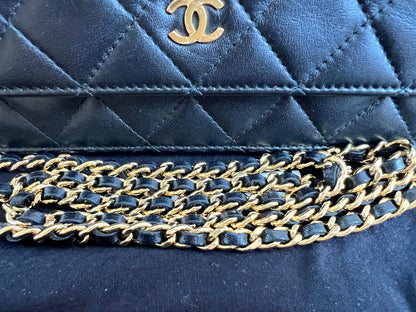 Chanel Wallet on Chain in Black Lambskin Gold Hardware (RRP £2,930)