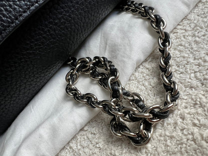Mulberry Black Medium Lily with Silver Hardware (RRP £1095)