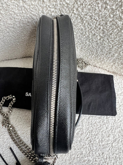 Yves Saint Laurent (YSL) Black Mini Lou Camera Bag (RRP £1285)