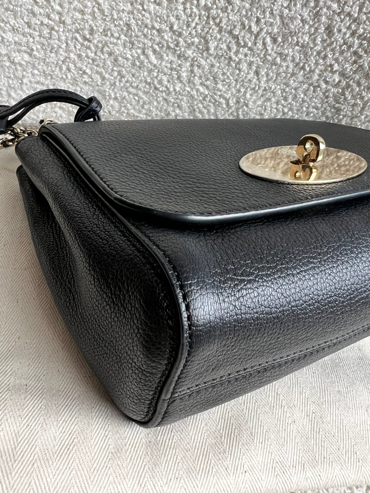 Mulberry Black Regular Lily with Gold Hardware (RRP £995)