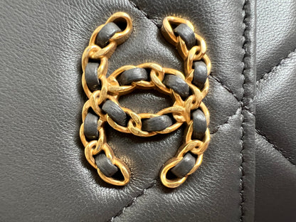 Chanel Grey 19 Wallet on Chain