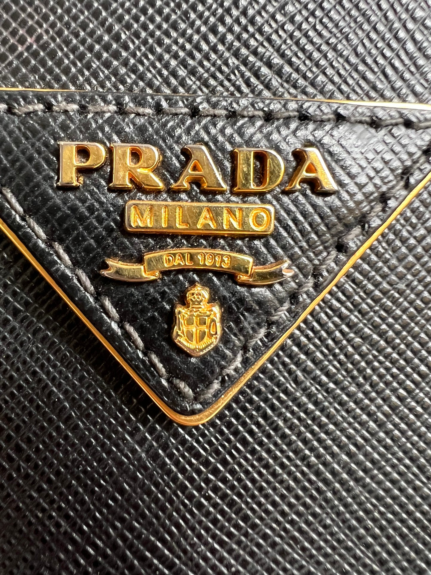 Prada Black Galleria Saffiano Tote
