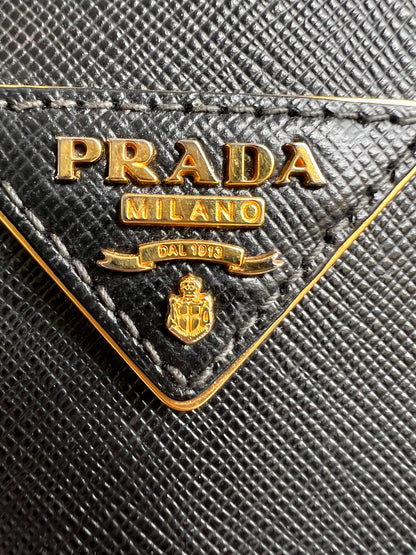 Prada Black Galleria Saffiano Tote