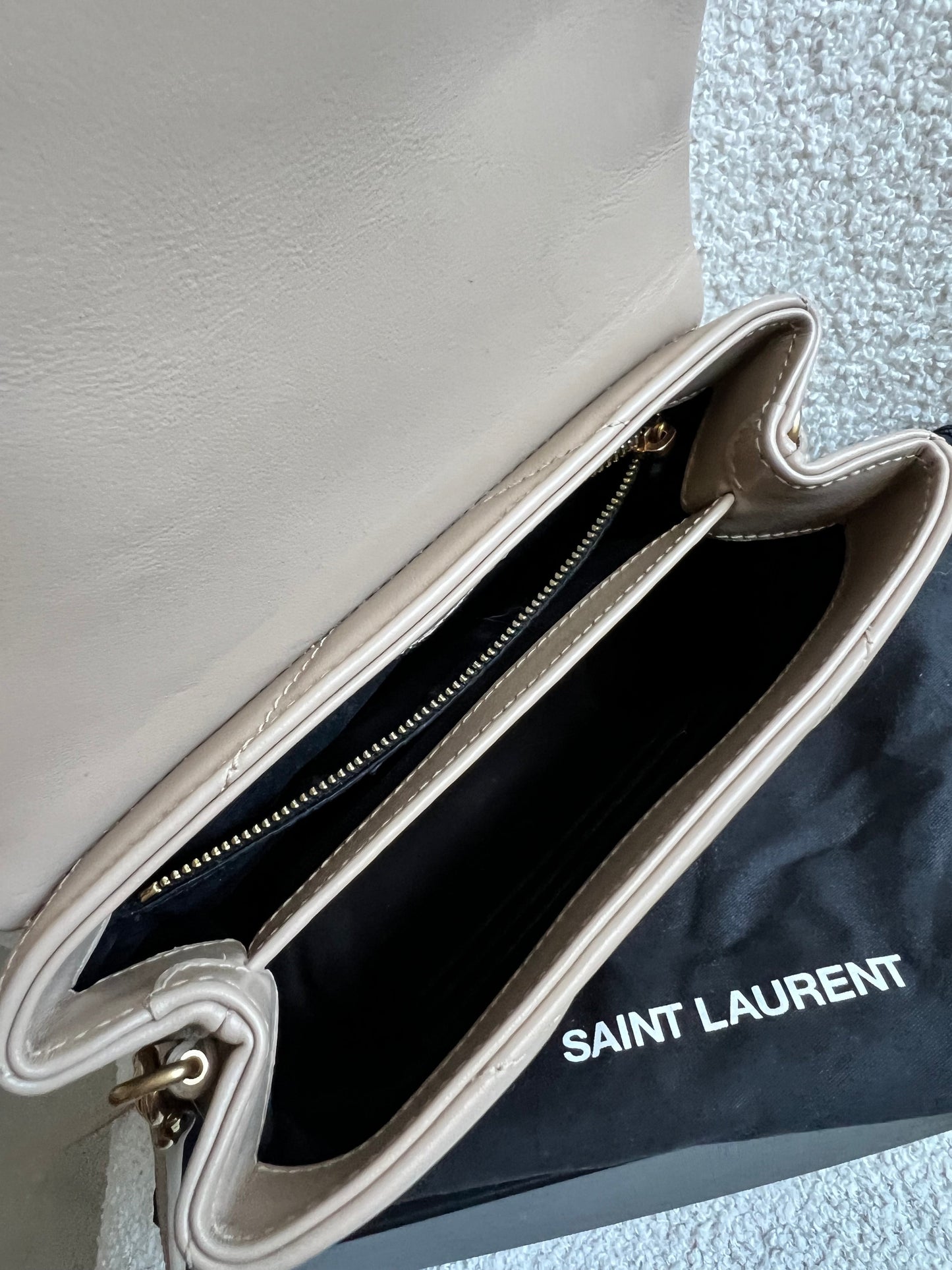 Yves Saint Laurent (YSL) Dark Beige Toy Lou Lou (RRP £1,350)