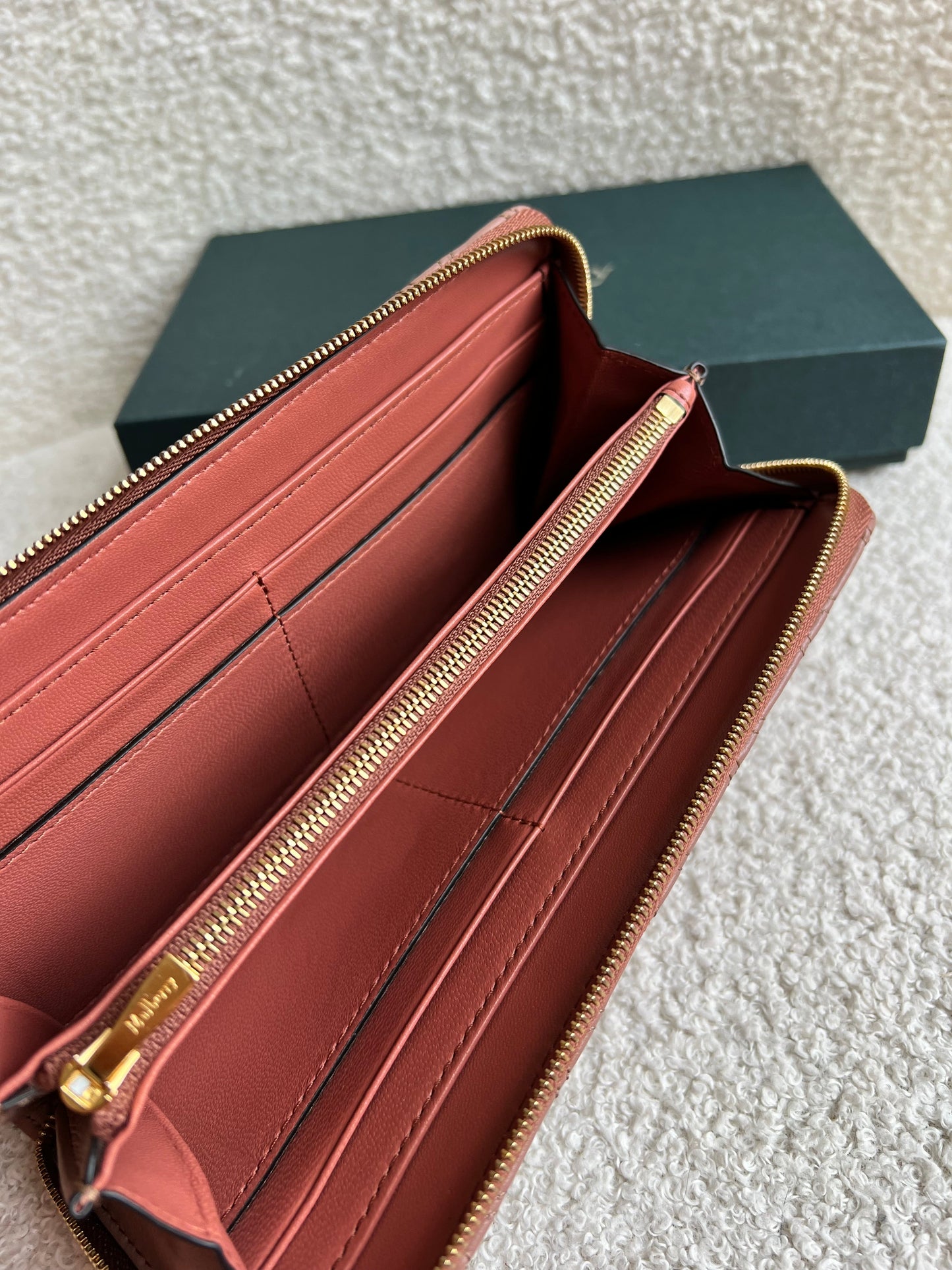 Mulberry Blush Quilted Continental Wallet (RRP £345)