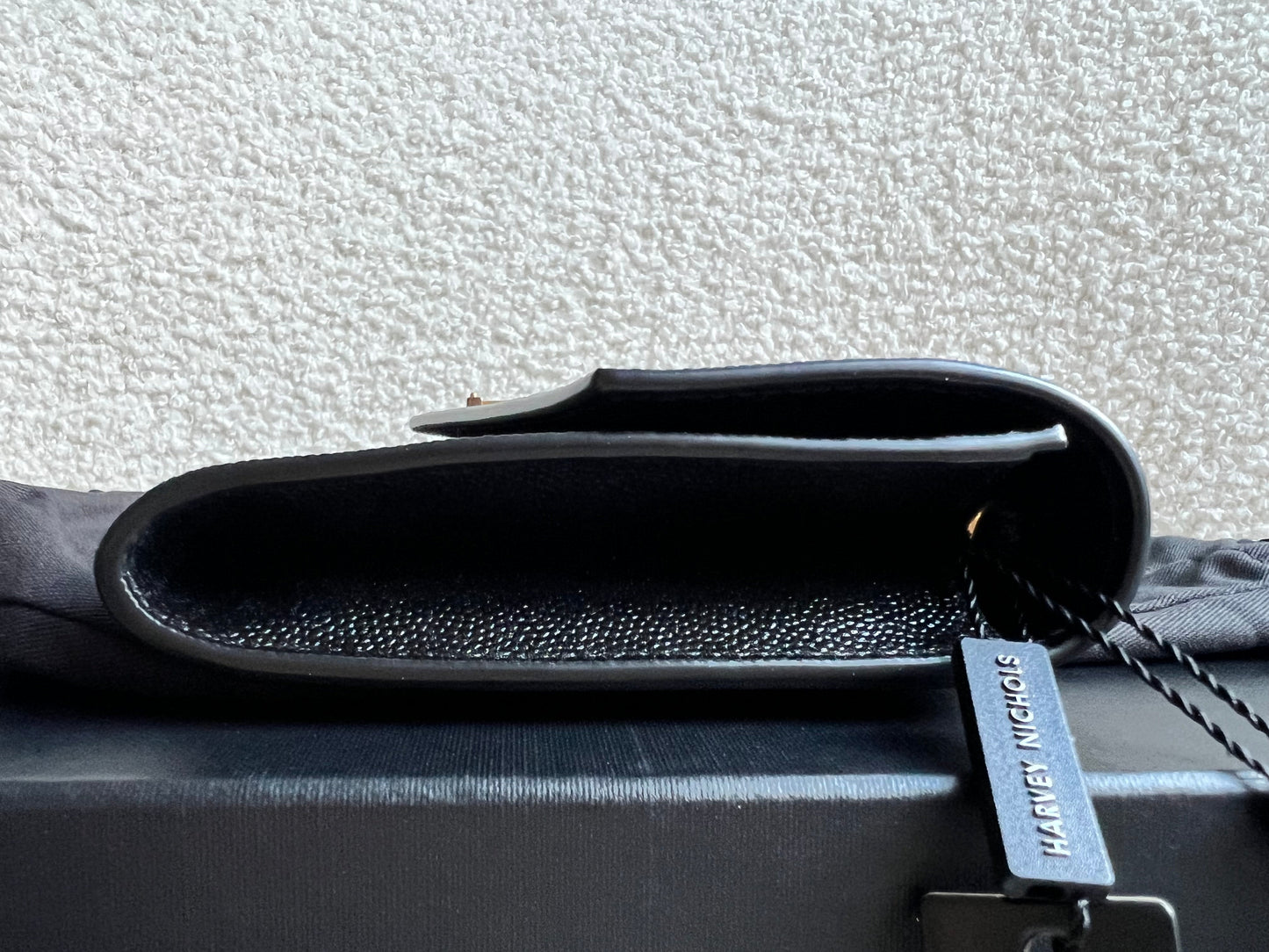 Yves Saint Laurent (YSL) Black Uptown Chain Wallet (RRP £1110)