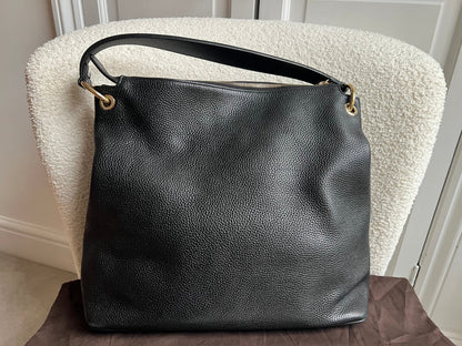 Gucci Soho Large Hobo in Black Pebbled Calfskin