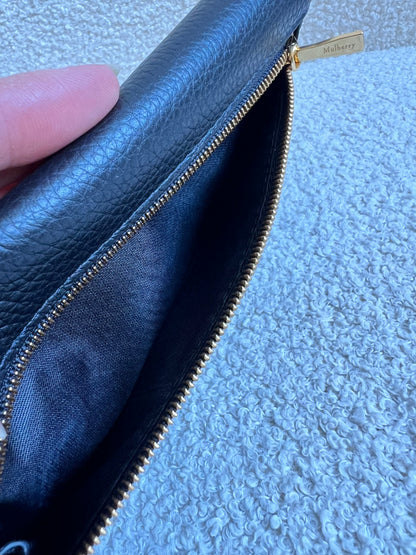 Mulberry Black Sadie Continental Wallet