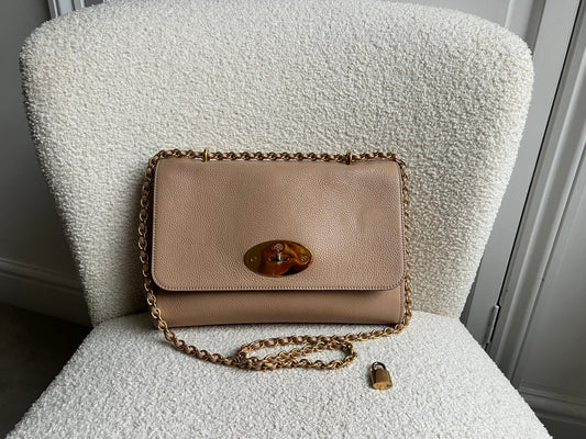 Mulberry Rosewater Medium Lily with Gold Hardware (RRP £995)