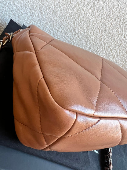 Chanel Small 19 in Caramel Lambskin (RRP £5,590)