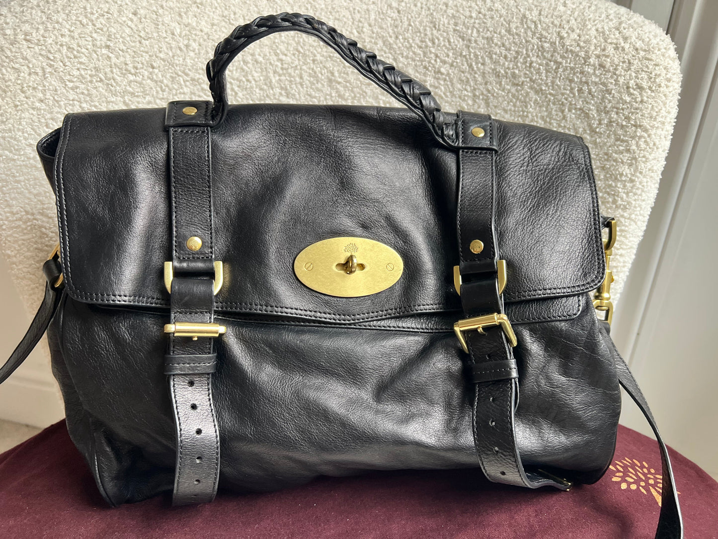Mulberry Oversized Black Alexa (RRP £1100)