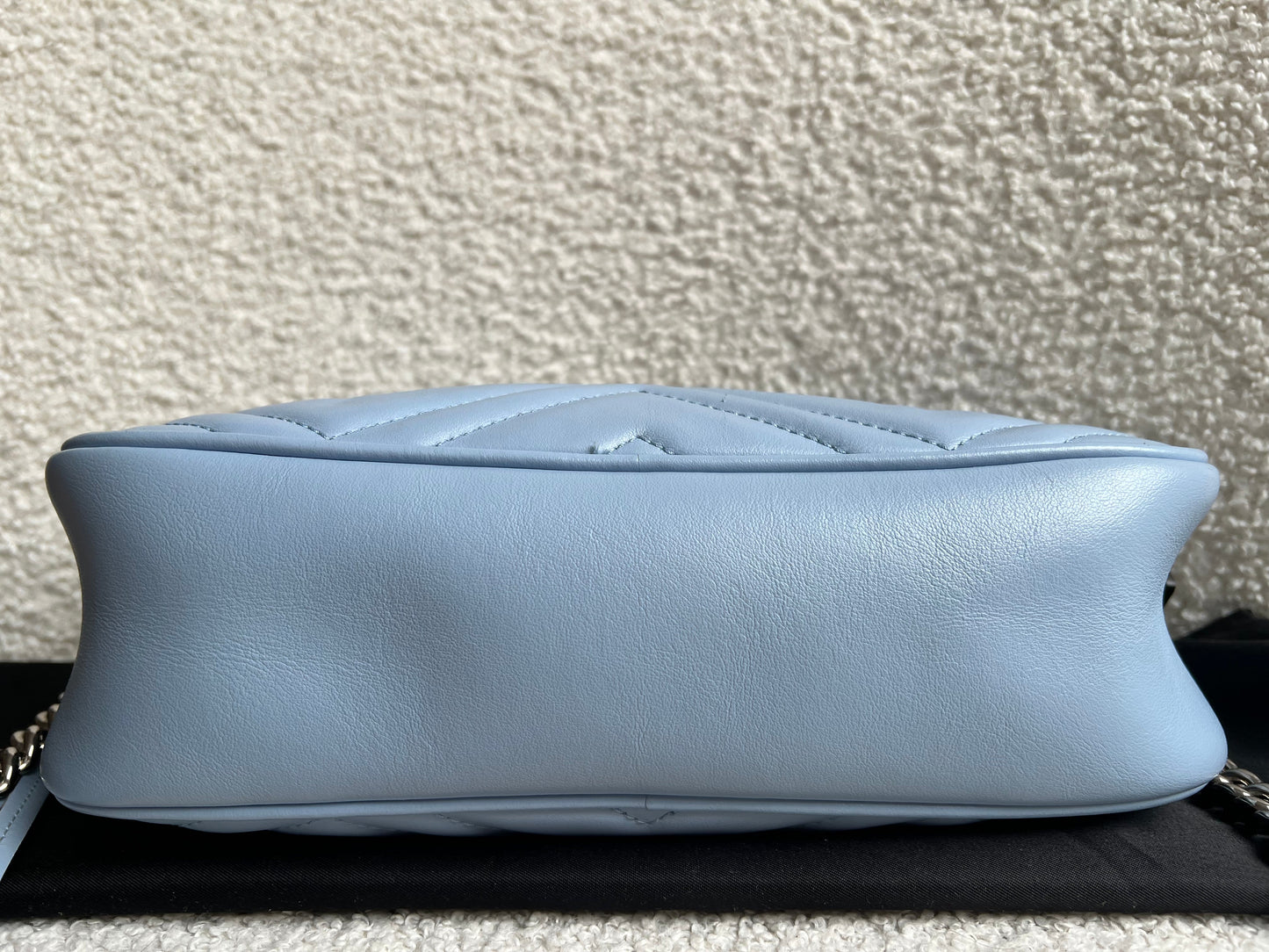 Gucci GG Pale Blue Marmont Small Shoulder Bag (RRP £1440)