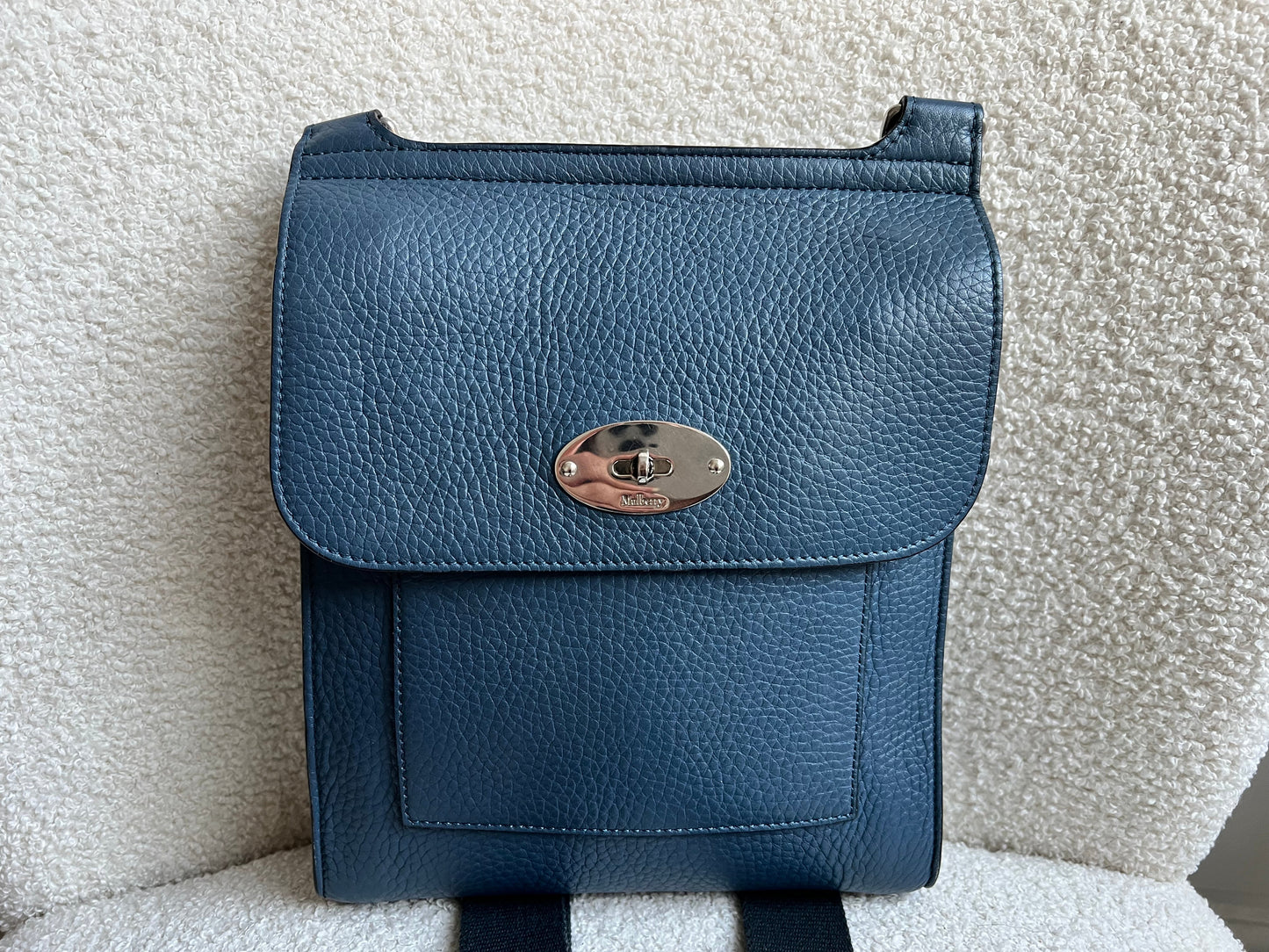 Mulberry Medium Deep Sea Blue Antony (RRP £695)