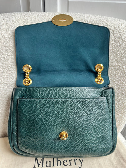 Mulberry Green Darley Shoulder Bag (RRP £1095)
