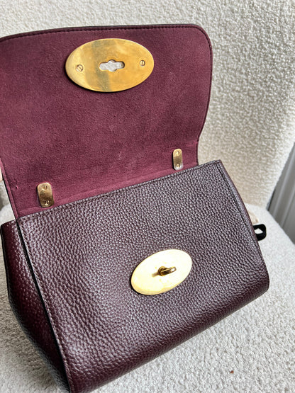 Mulberry Oxblood Regular Lily with Gold Hardware (RRP £995)