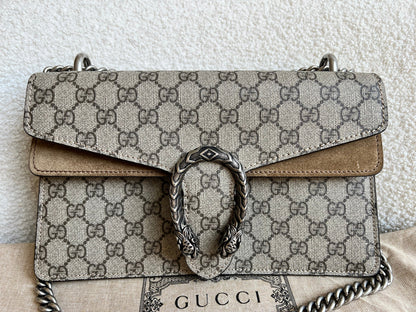 Gucci Dionysus GG Supreme Small Shoulder Bag (RRP £2,280)