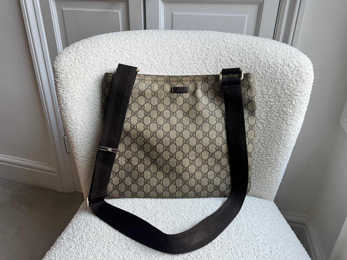 Gucci GG Canvas Messenger Bag