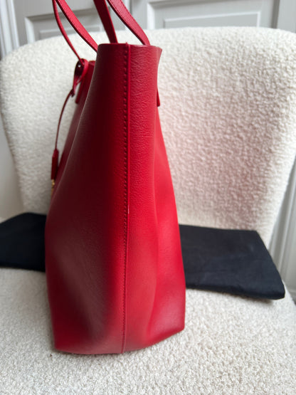 Yves Saint Laurent (YSL) Red E/W Shopping Tote (RRP £1115)