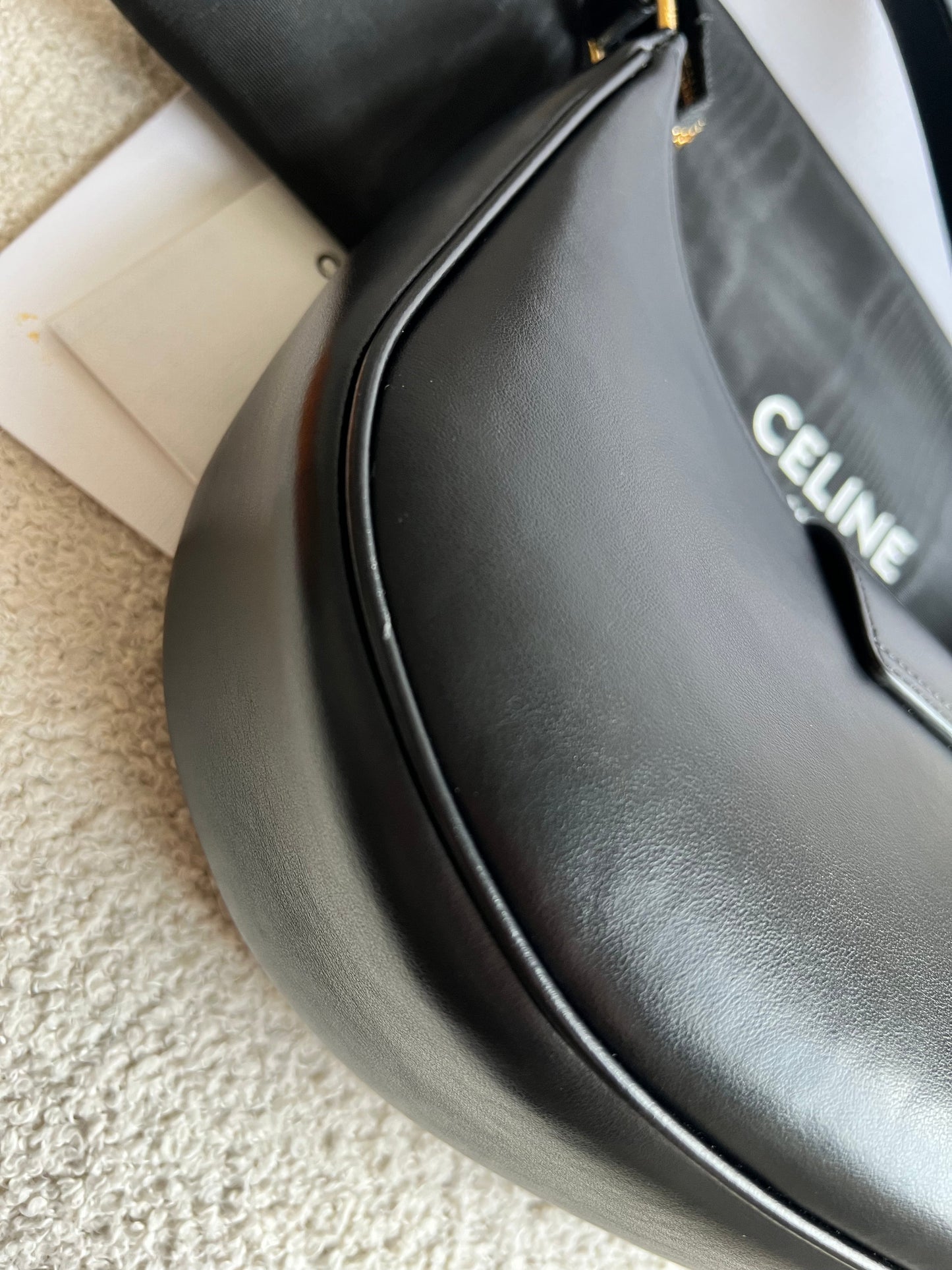 Celine Medium Ava Triomphe in Black (RRP £1850)